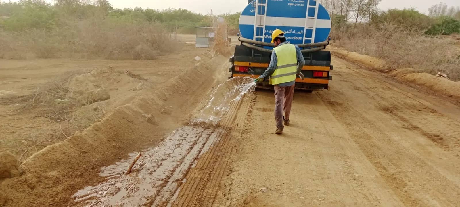 Design & Construction of Source OHTL Supporting 1A Substation — Jazan site photo 3