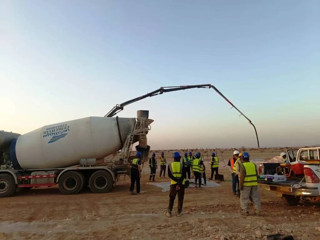 Design & Construction of Source OHTL Supporting 1A Substation — Jazan site photo 1