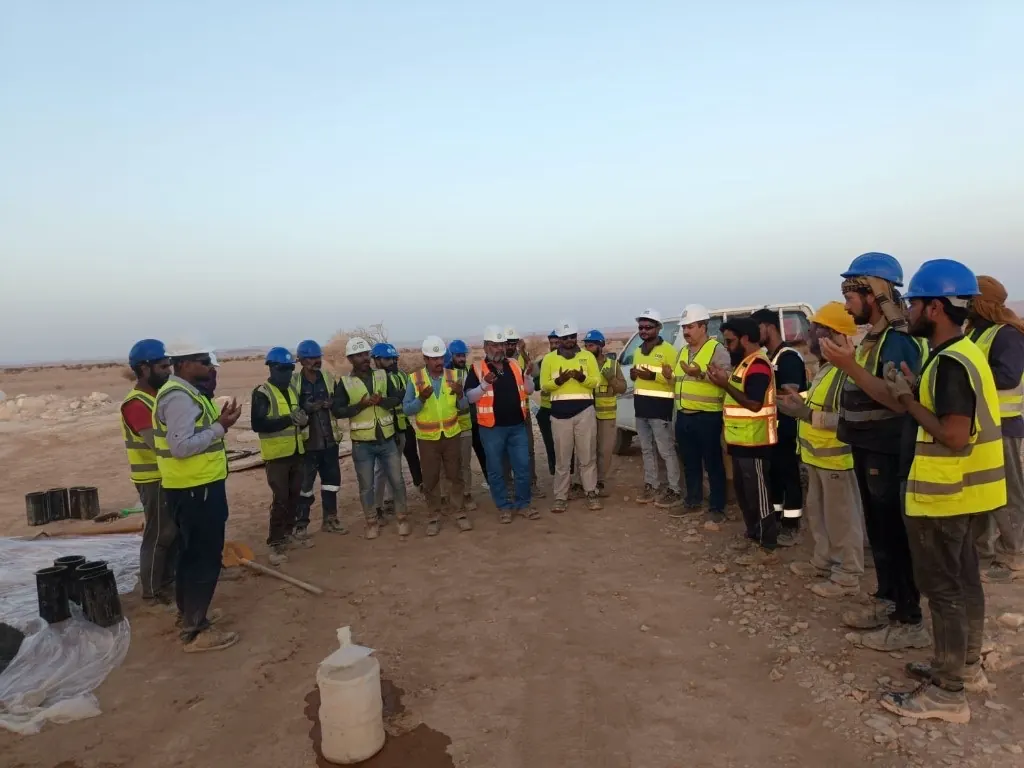 Design & Construction of Source OHTL Supporting 1A Substation — Jazan site photo 3