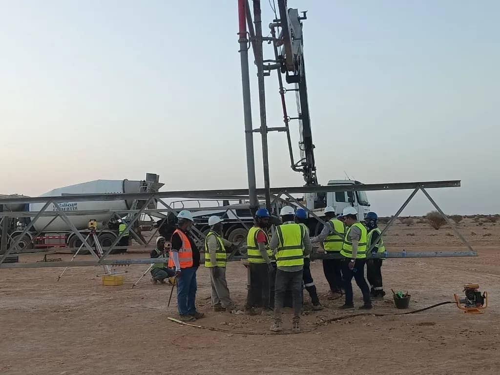 Design & Construction of Source OHTL Supporting 1A Substation — Jazan site photo 5
